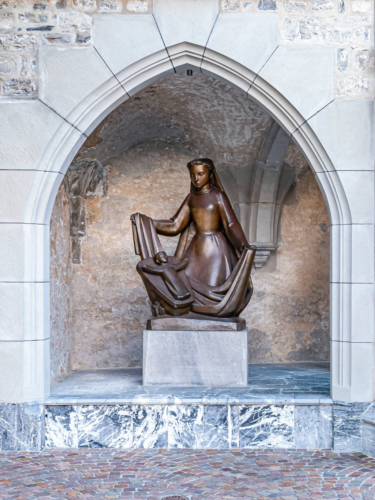 Lichtenstein San Fiorino Statue Sfondo