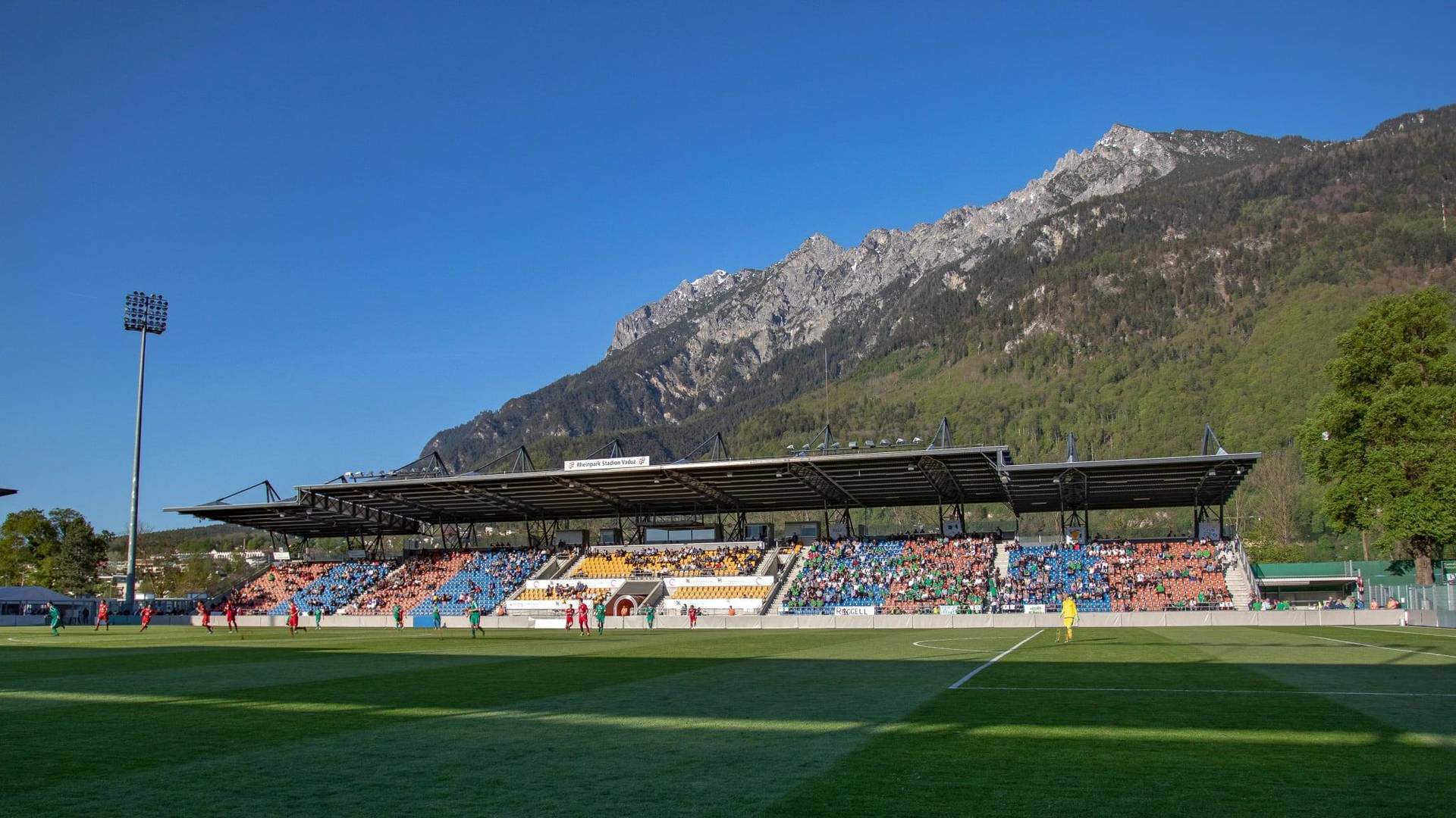 Liechtenstein Stadio Rheinpark Sfondo