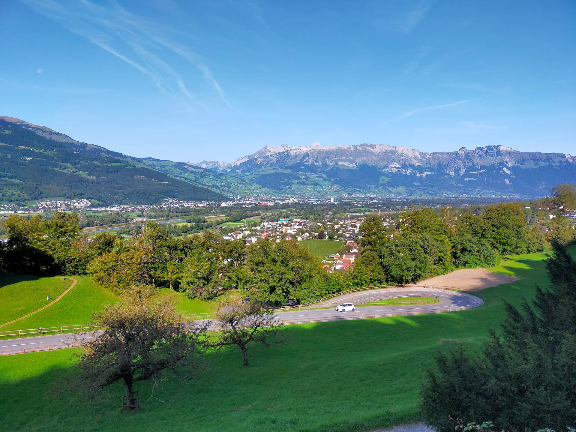 Liechtensteinvaduz Landschaft Wallpaper