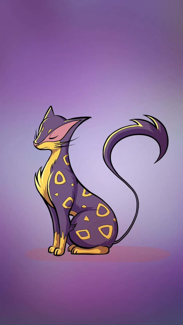 Liepard With Its Eyes Closed Wallpaper