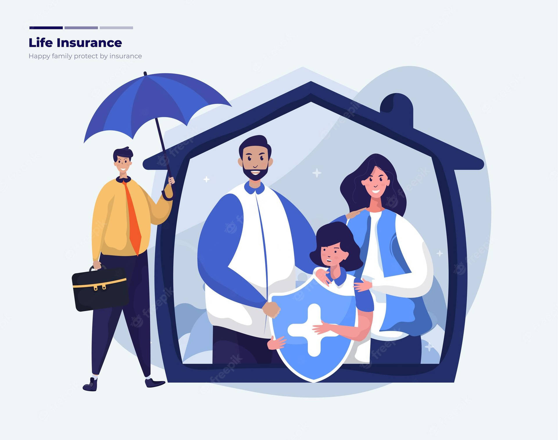 Life Insurance Logo Background