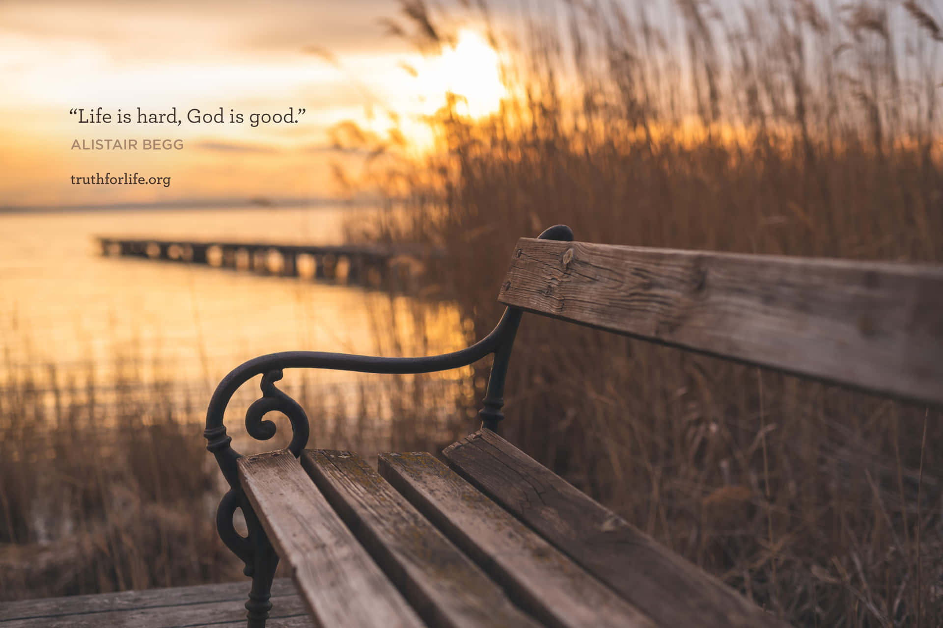 Life Is Good By Alistair Begg Wallpaper