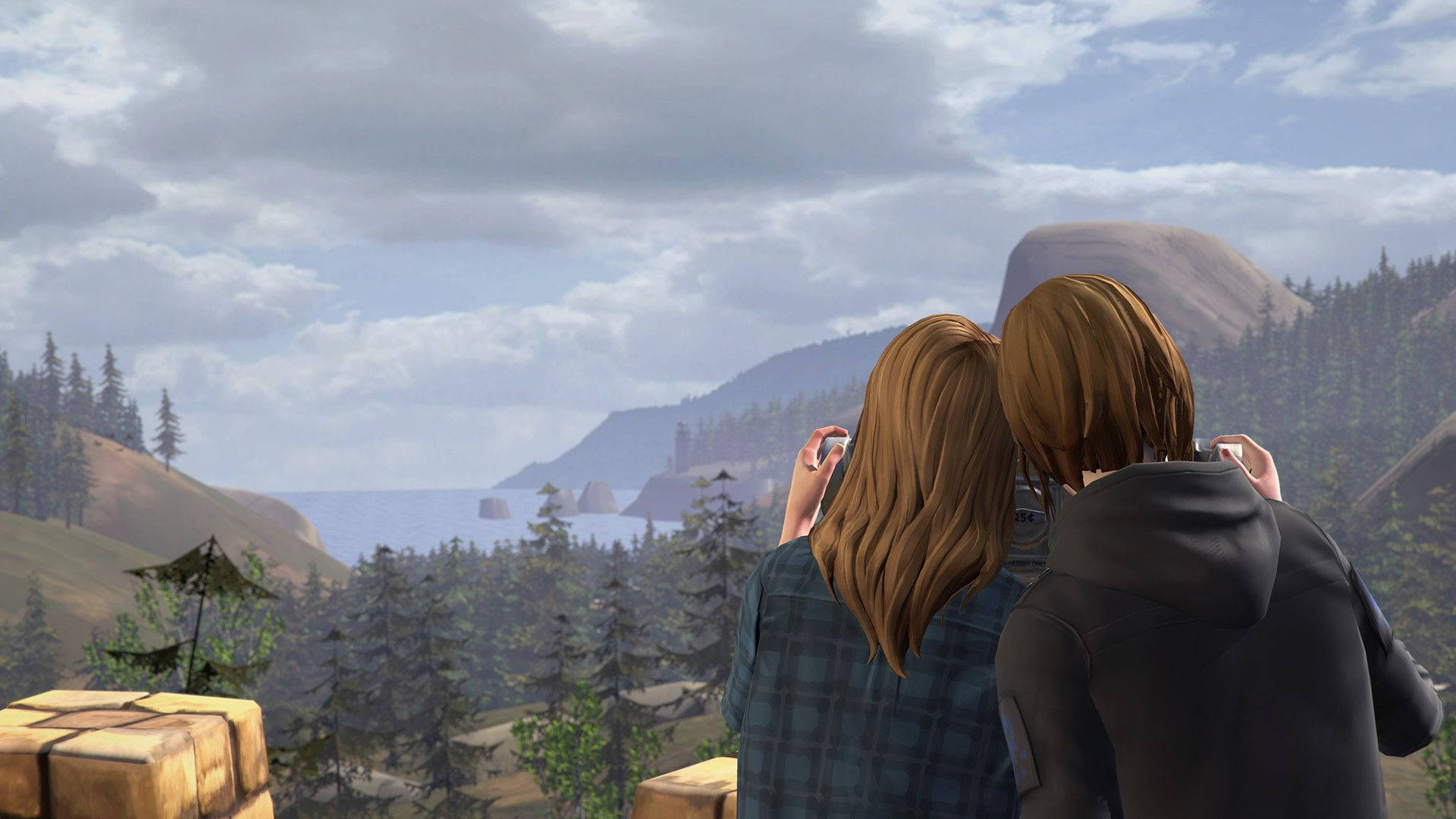 Life Is Strange Friends Taking Picture Wallpaper