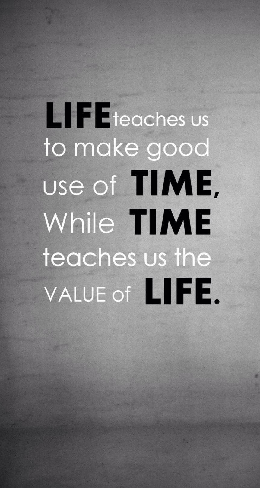 Life Quotes About Time Wallpaper