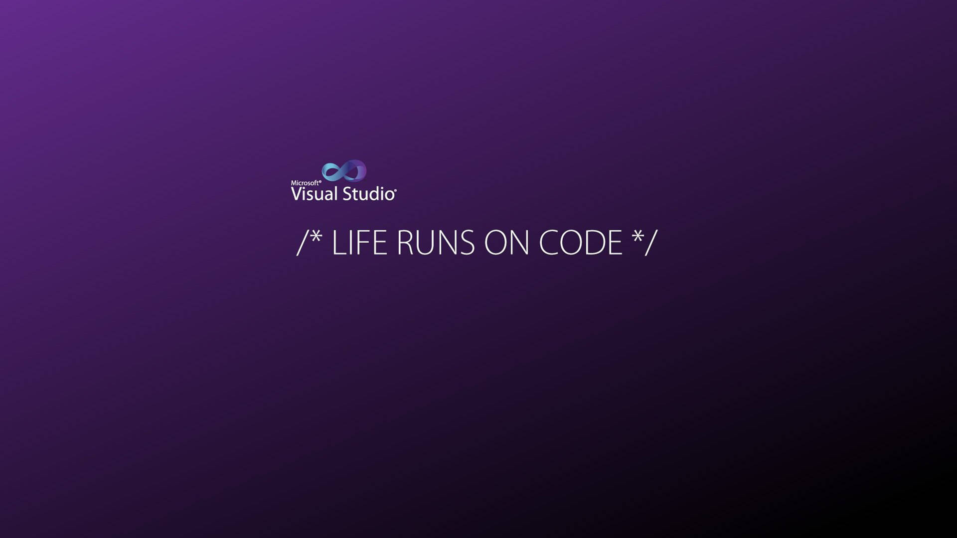 Life Runs On Code Programming Wallpaper