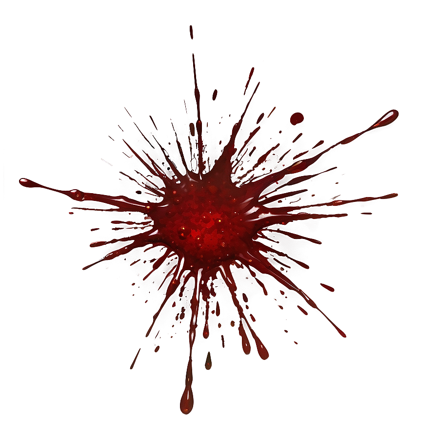 Life's Crimson: Blood Splatter Splash Png 04302024 PNG
