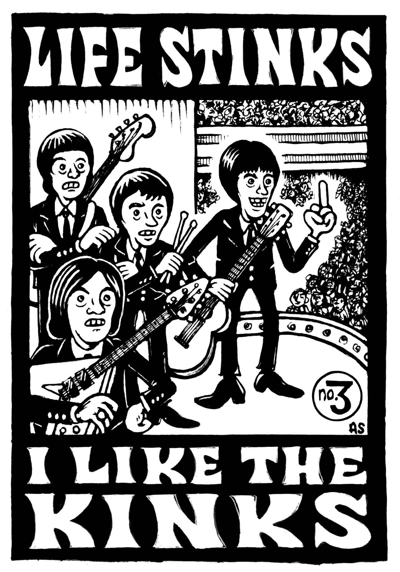 Passionate Kinks Fan Displaying Poster Wallpaper