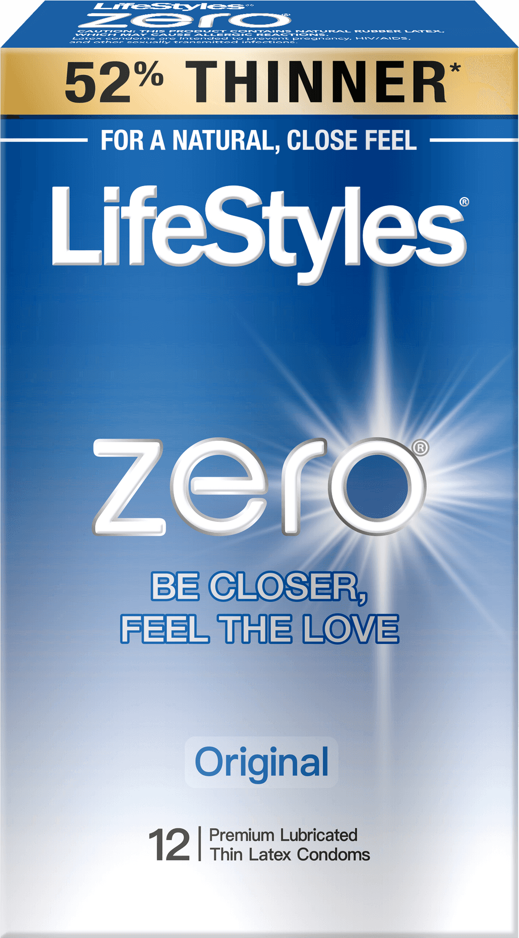 Life Styles Zero Condom Package Design PNG