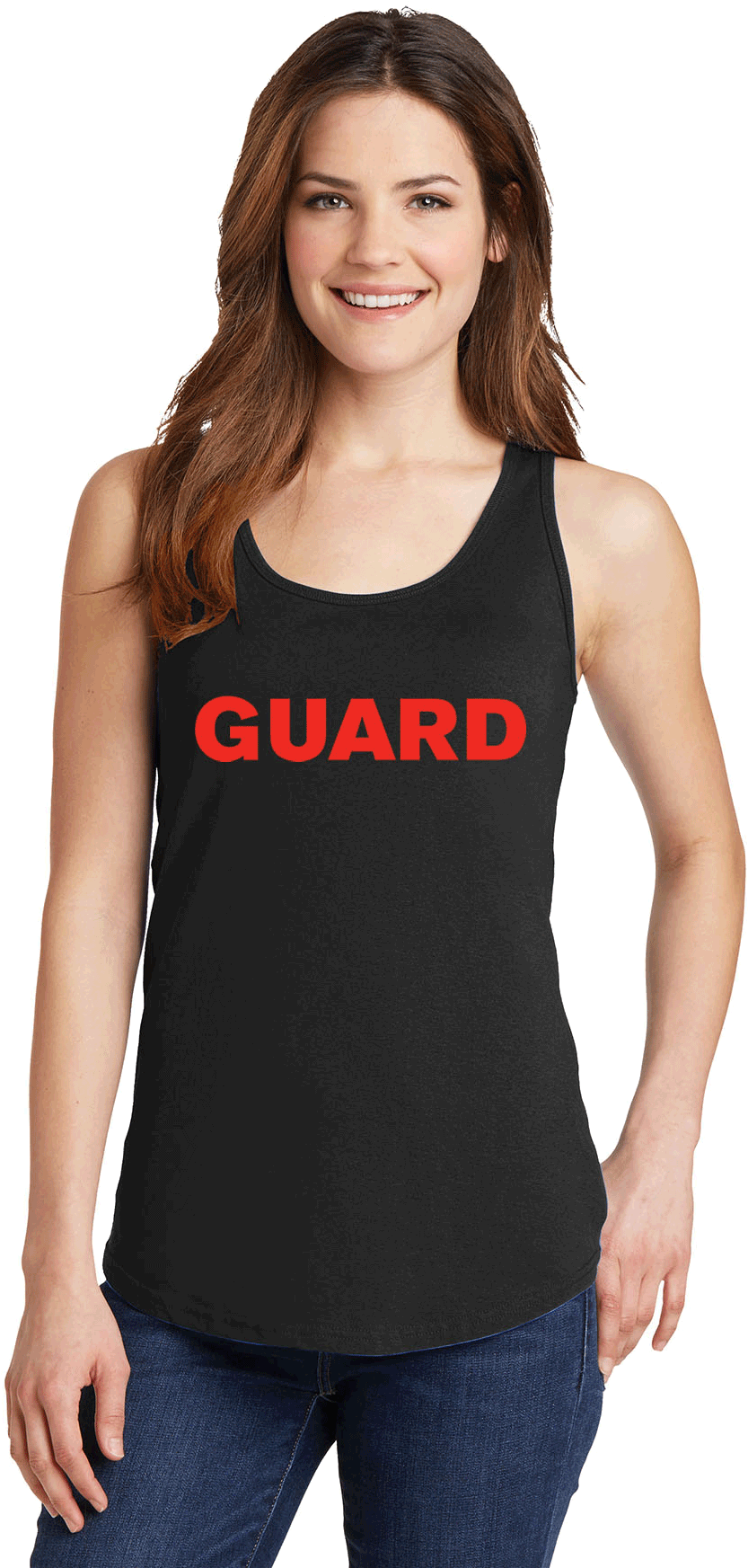 Lifeguard Tank Top Woman PNG