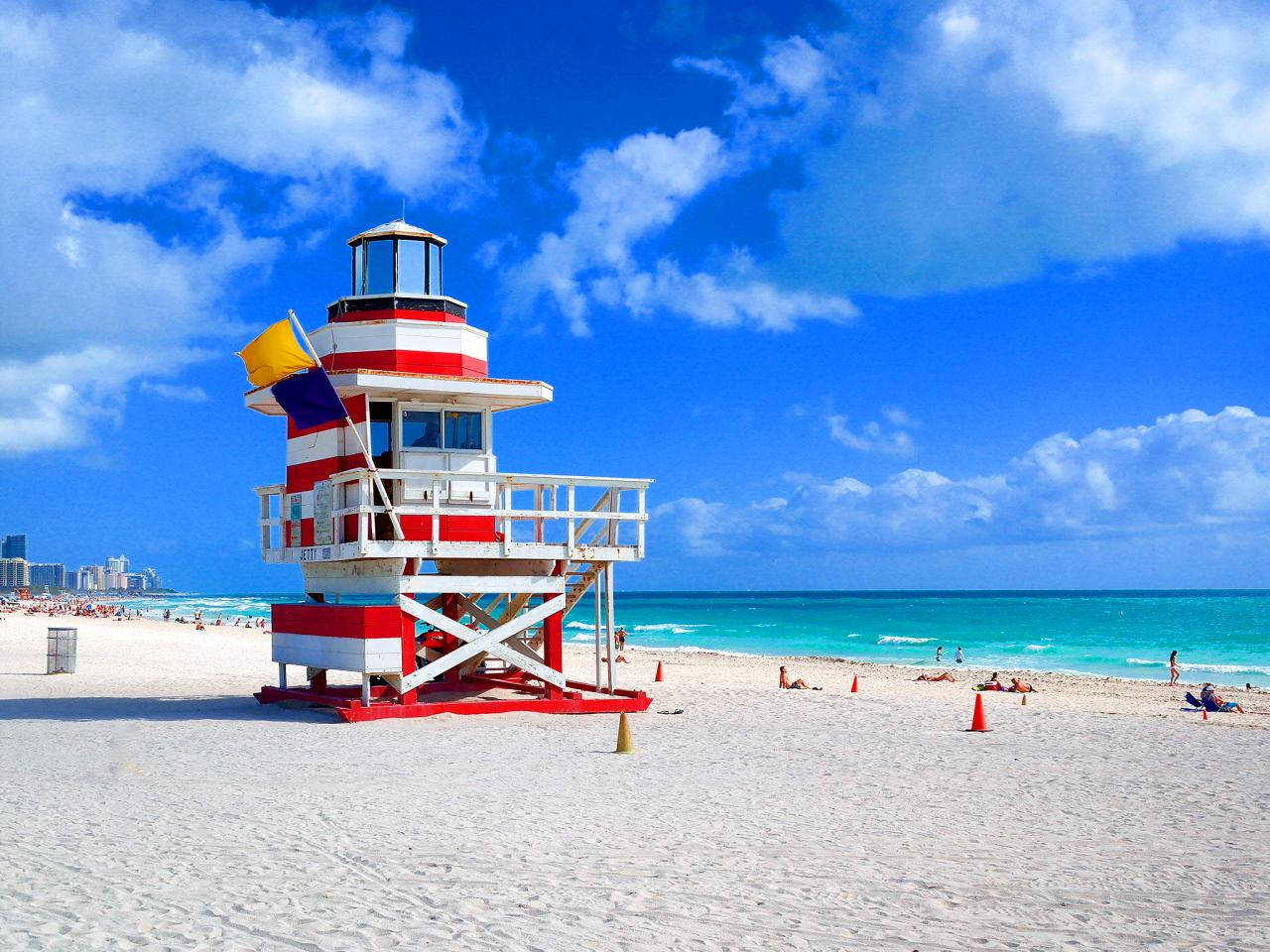Lifeguard Tower Florida Wallpaper