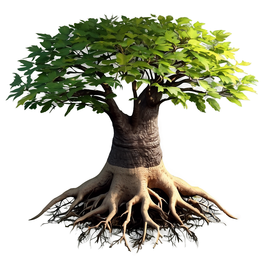 Lifelike Tree Roots Render Png 06262024 PNG
