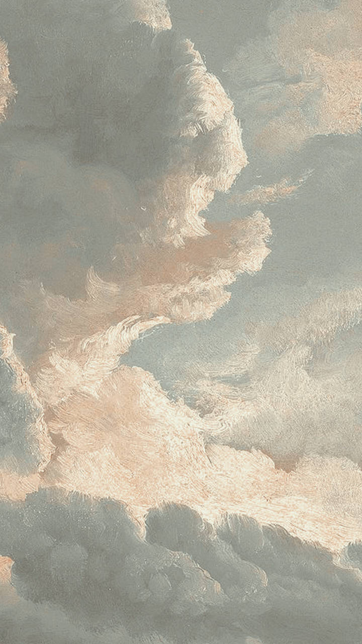 Leichteakademische Ästhetik Wolken Wallpaper