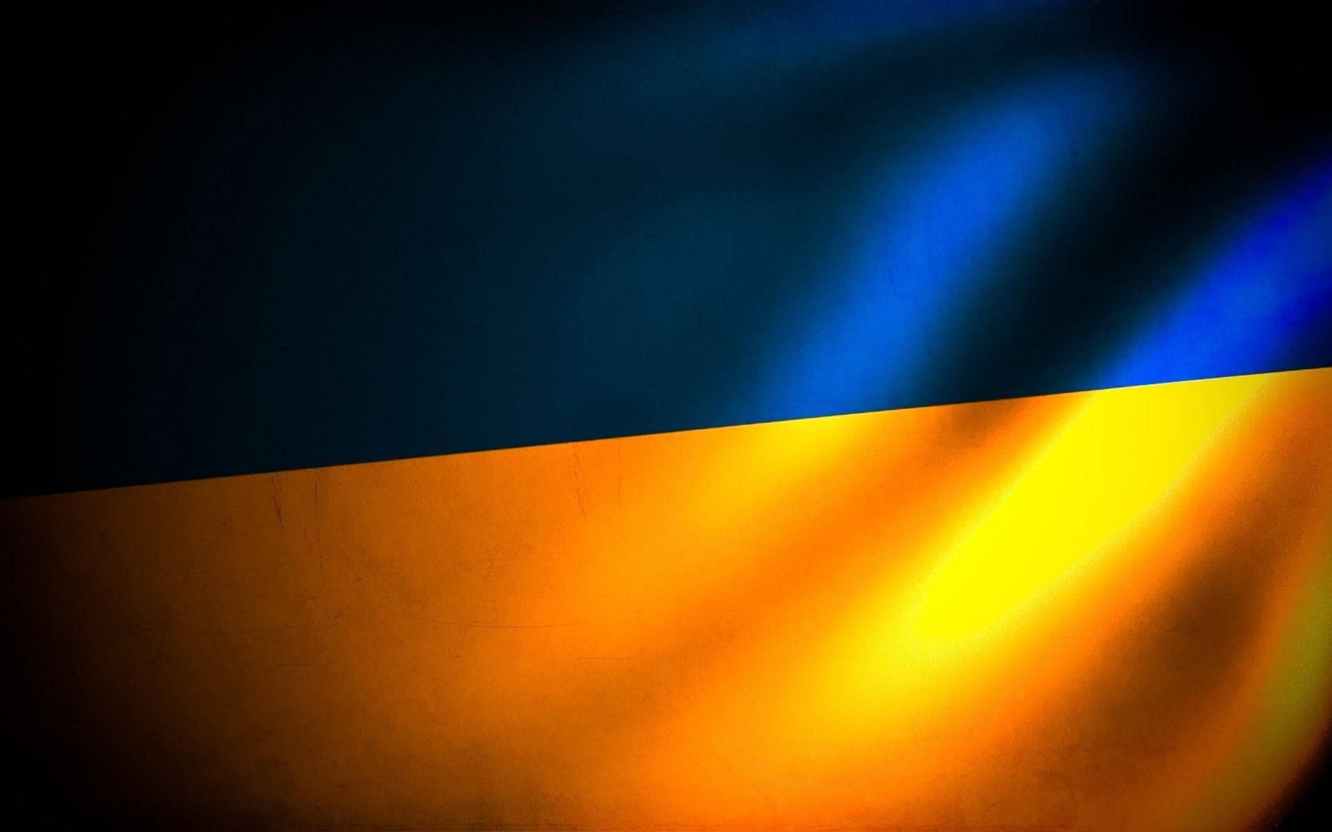Light And Shadow Ukraine Flag Wallpaper