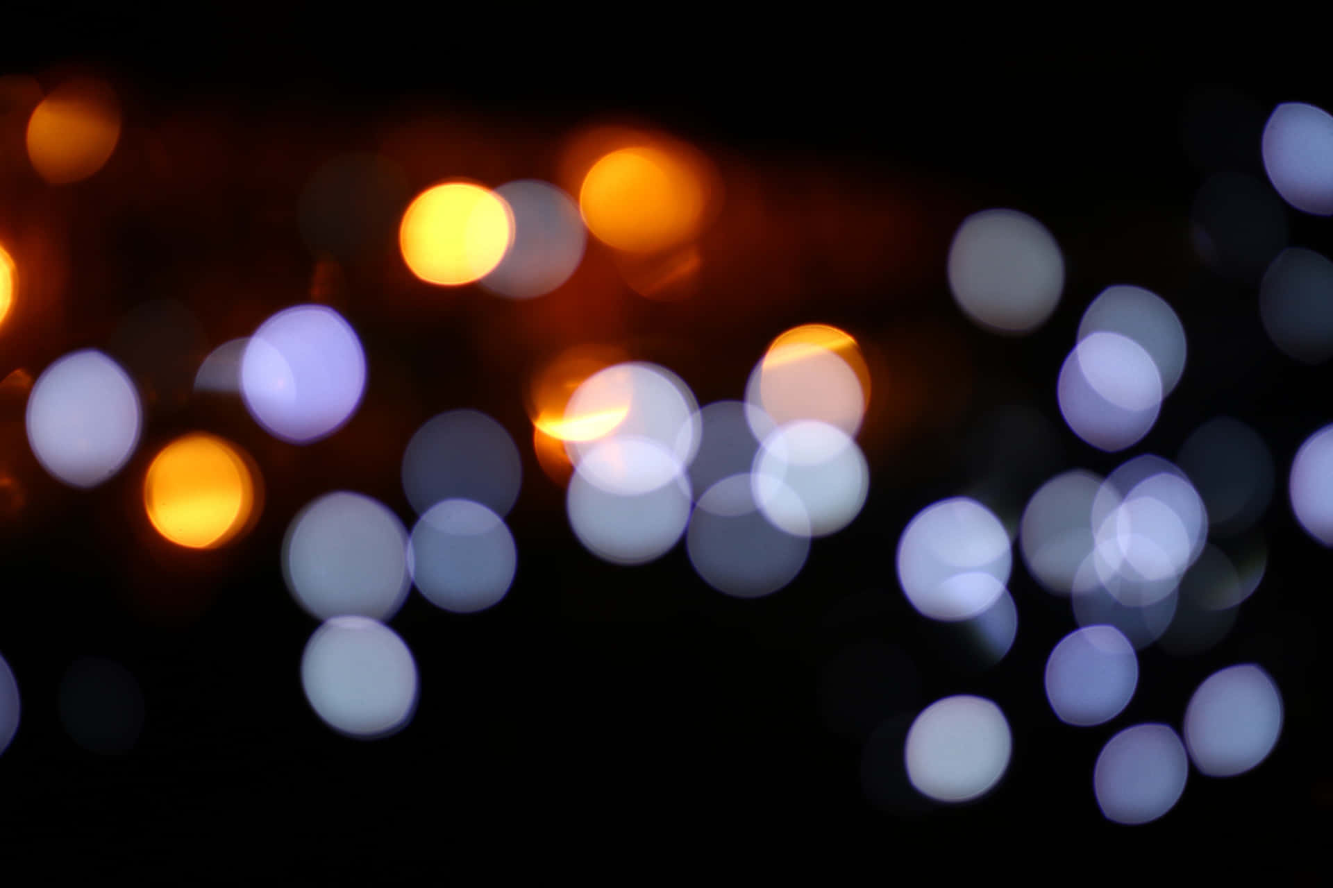 White And Yellow Bokeh Lights Background