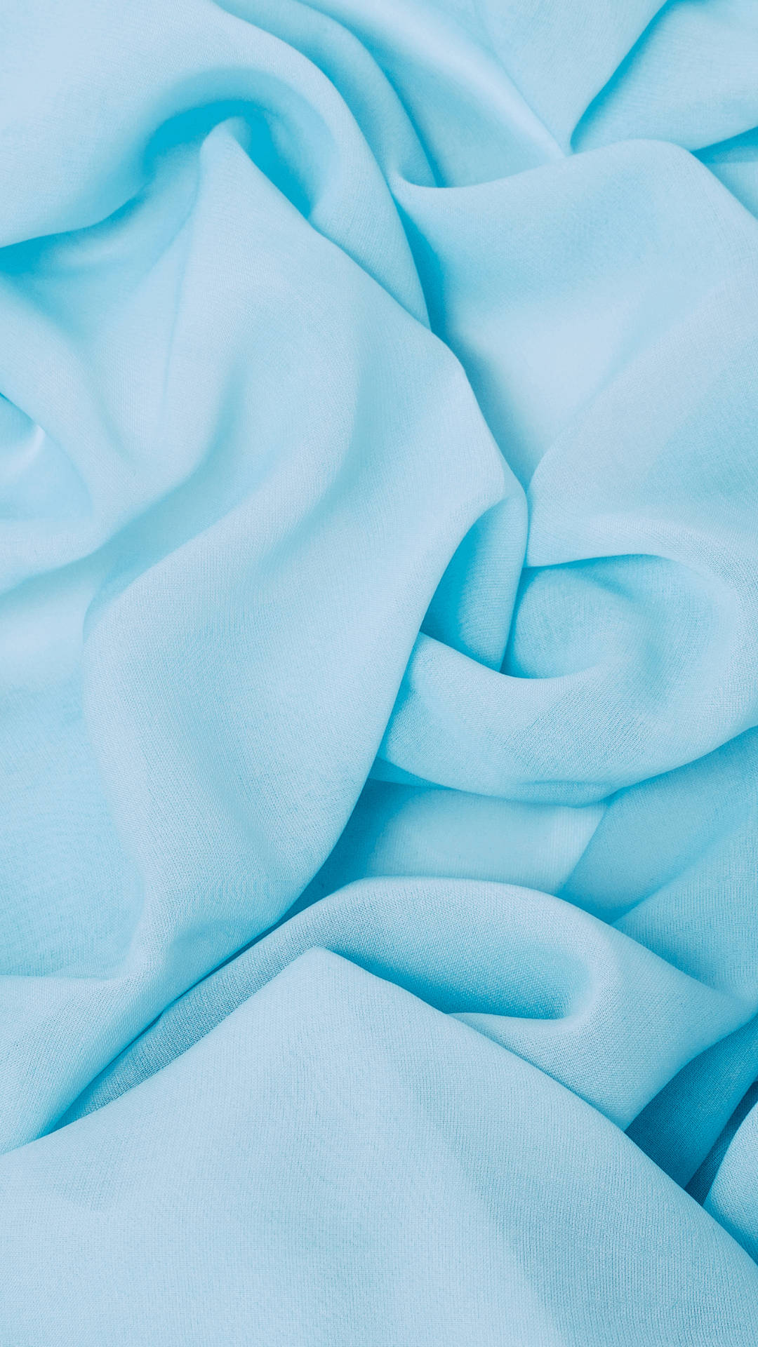 Light Blue Aesthetic Fabric Wallpaper
