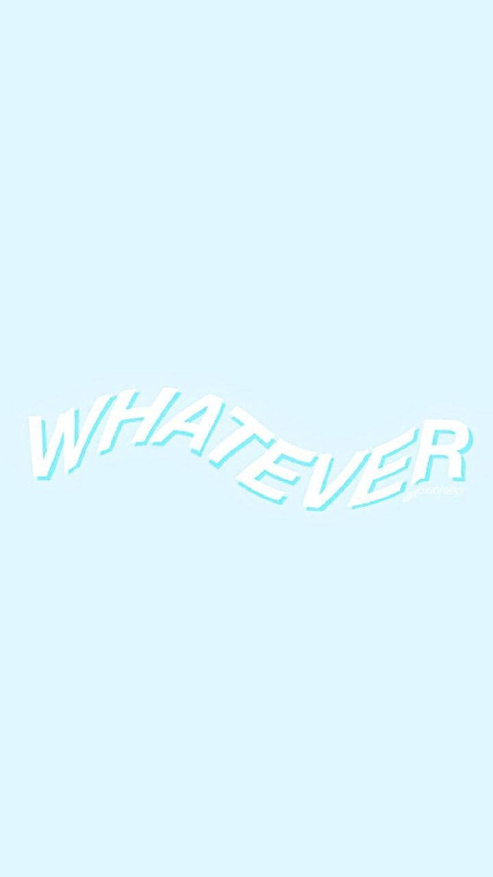 Blue Aesthetic: Whatever you need Wallpaper