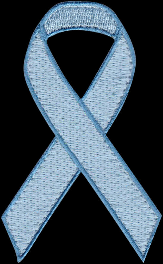 Light Blue Awareness Ribbon PNG