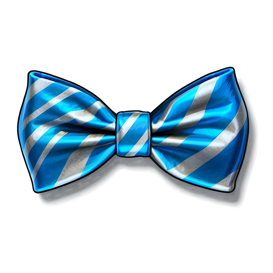 Light Blue Bow Tie Charm Png 05252024 PNG