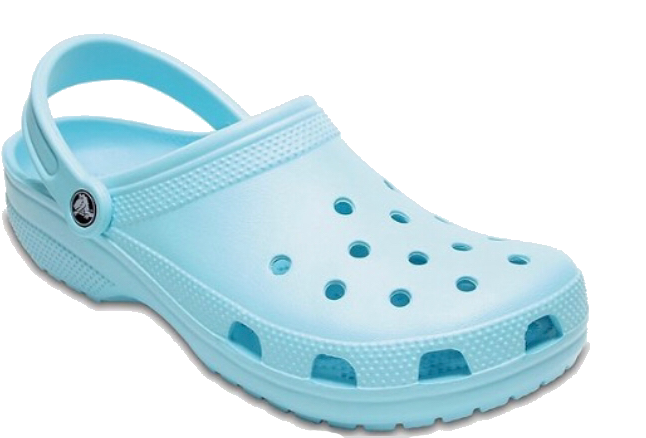 Light Blue Croc Sandal PNG