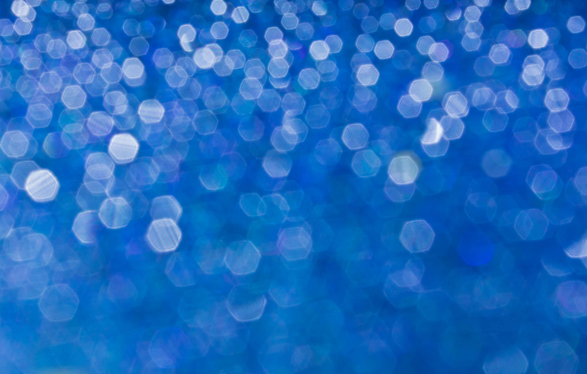 Light Blue Hexagon Blur