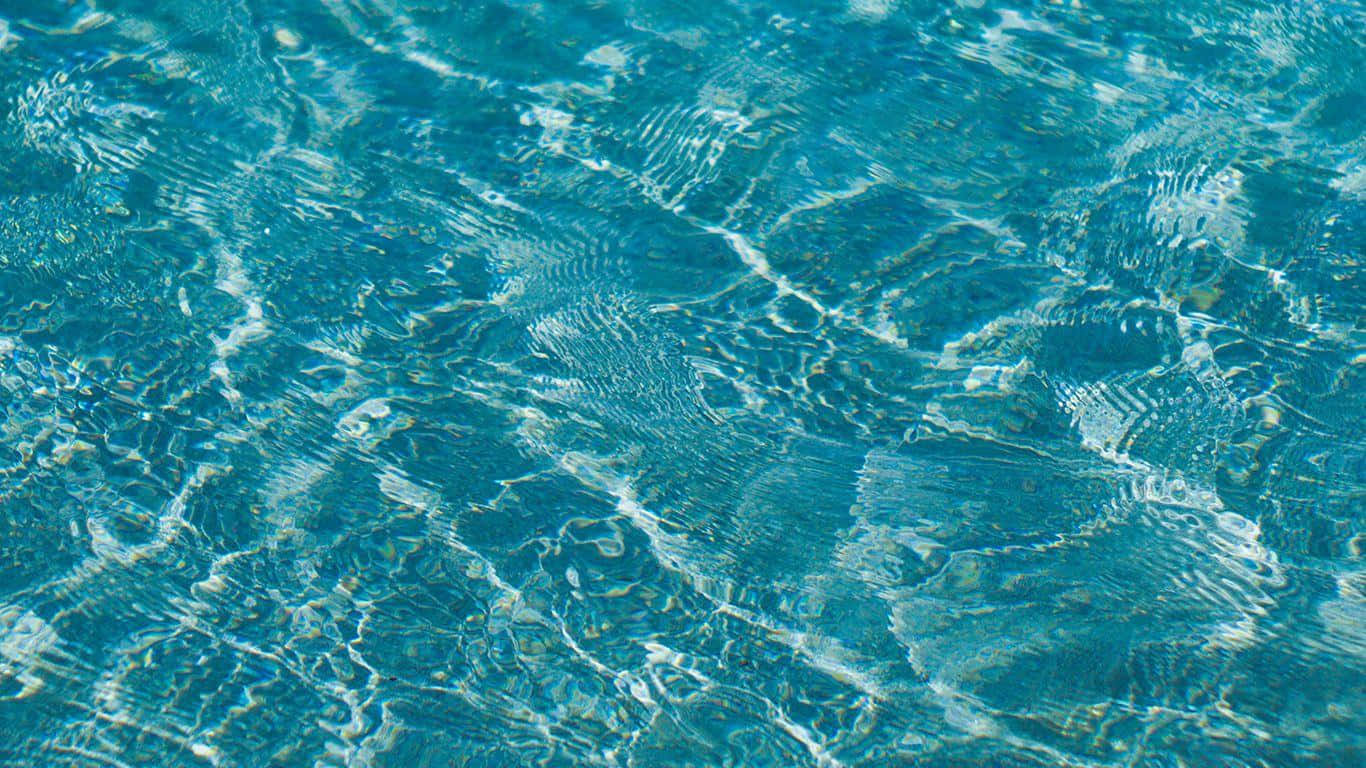 Lysblå Vand Tekstur Bølger Bærbar Baggrund Wallpaper