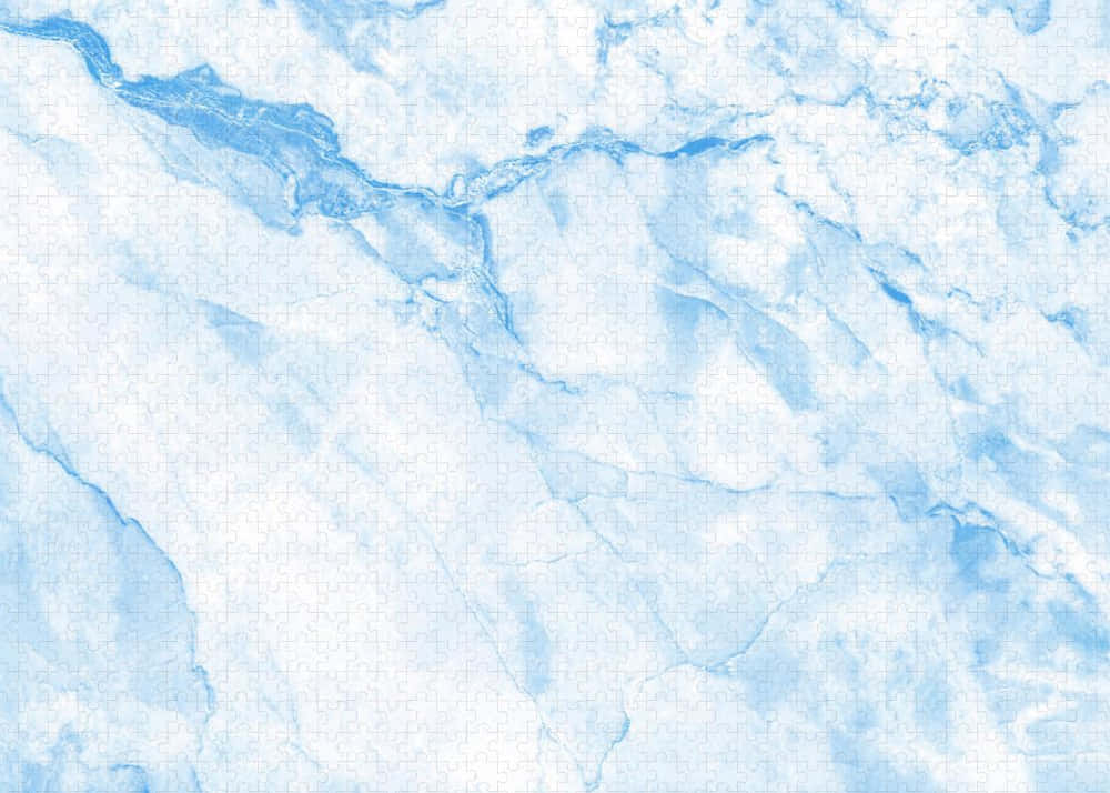 Light Blue Marble With Crooked Lines Wallpaper