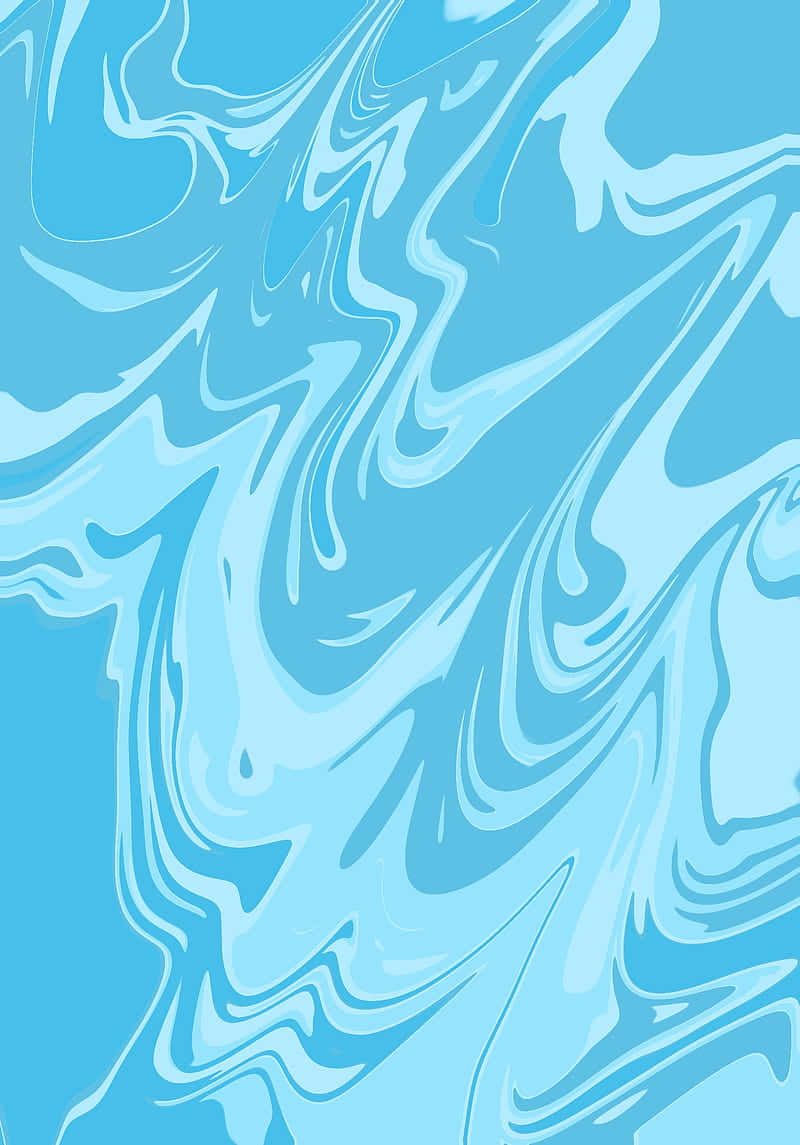 A Blue Background With Swirls And Waves Wallpaper