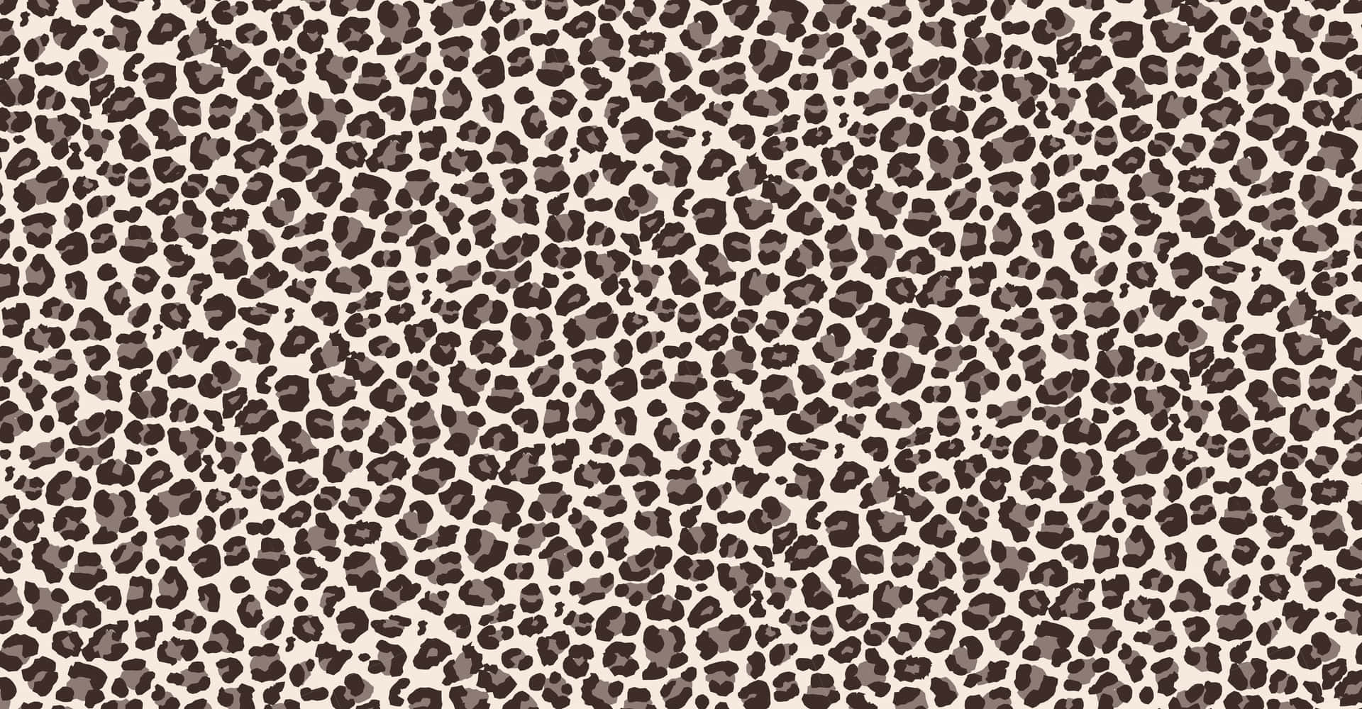 Light Brown Aesthetic Cute Cheetah Print Wallpaper