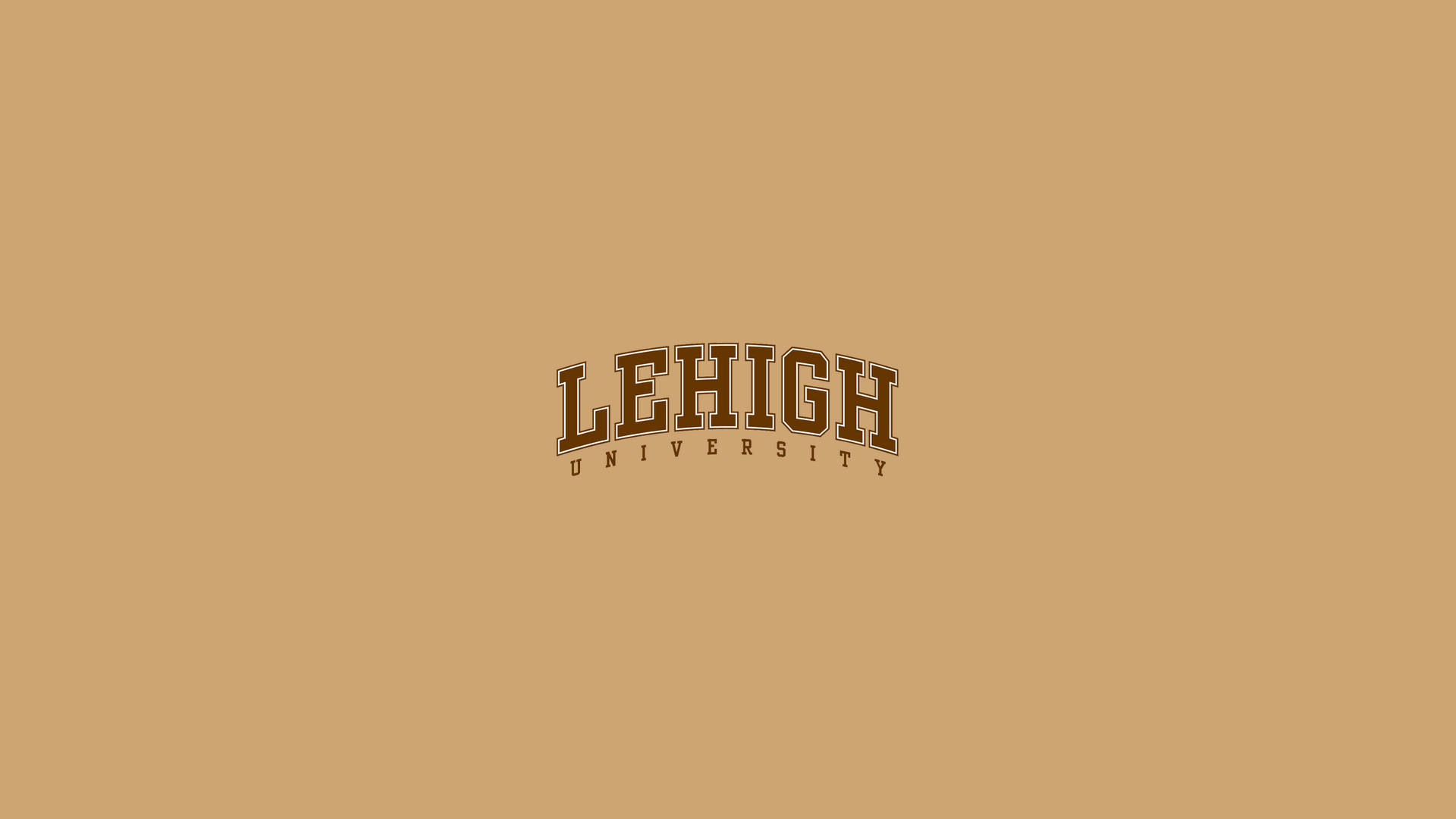 Light Brown Lehigh University Logo Wallpaper