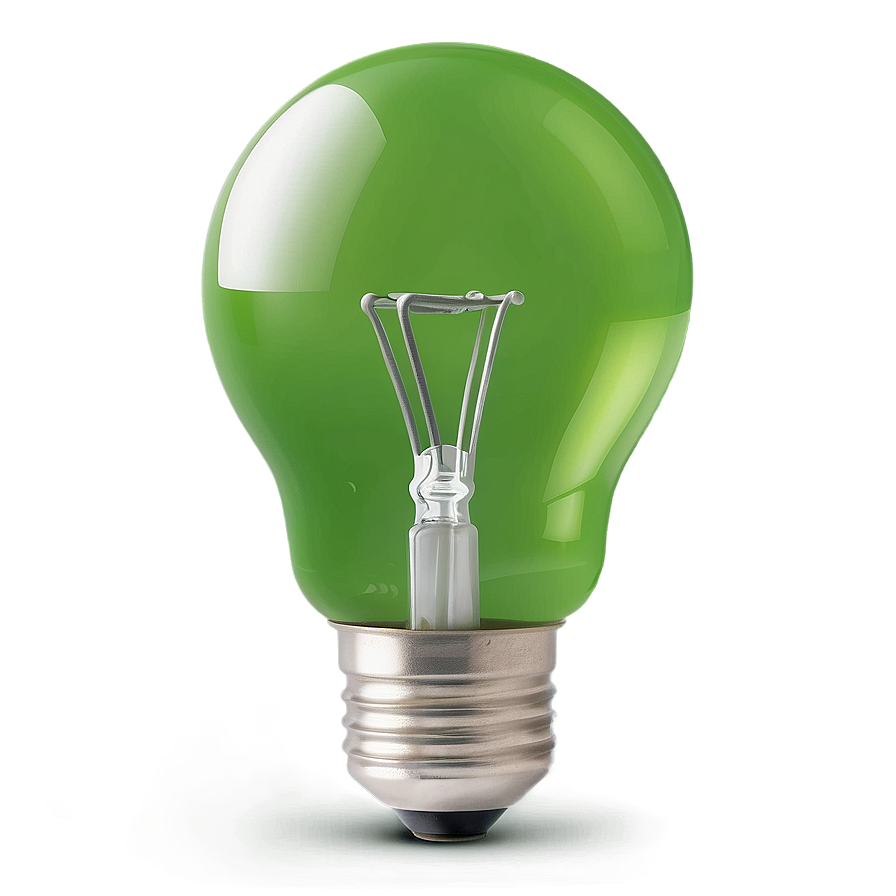 Light Bulb Green Png Mgg37 PNG