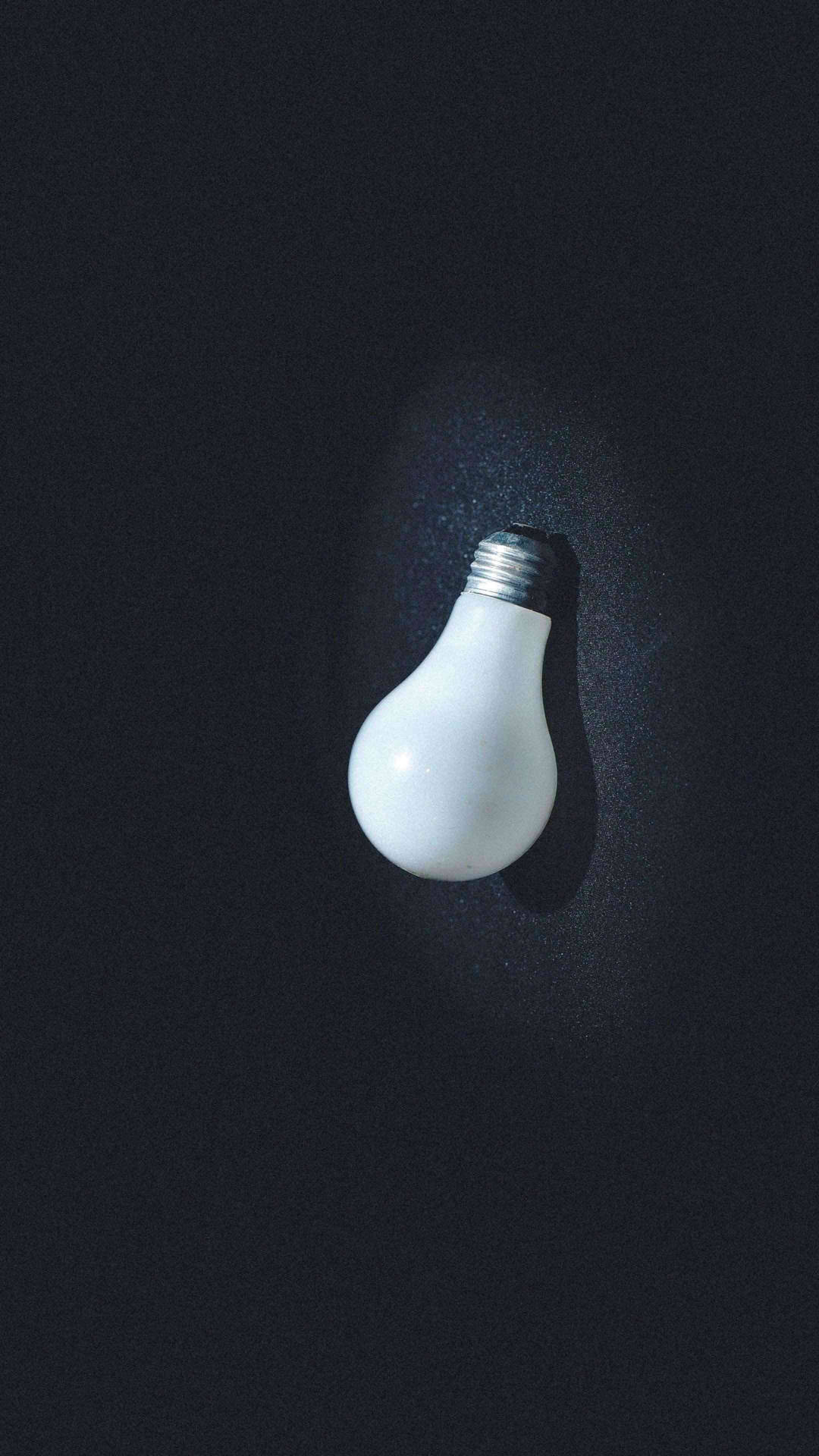 Light Bulb Minimalist Phone Wallpaper