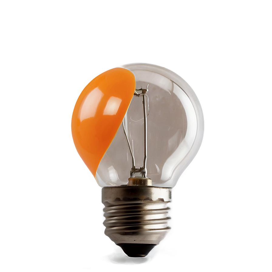 Light Bulb Orange Png 65 PNG