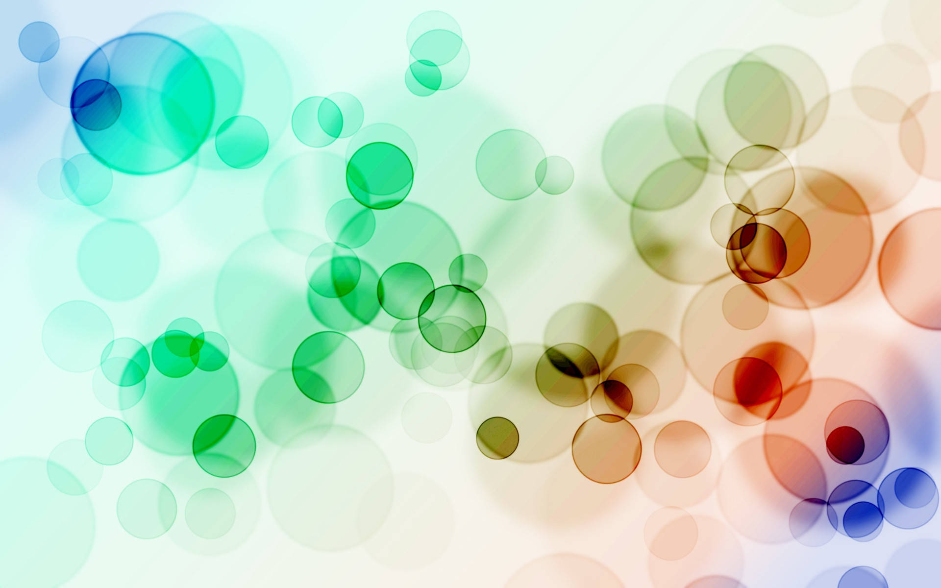 Light Color Abstract Bubbles Wallpaper