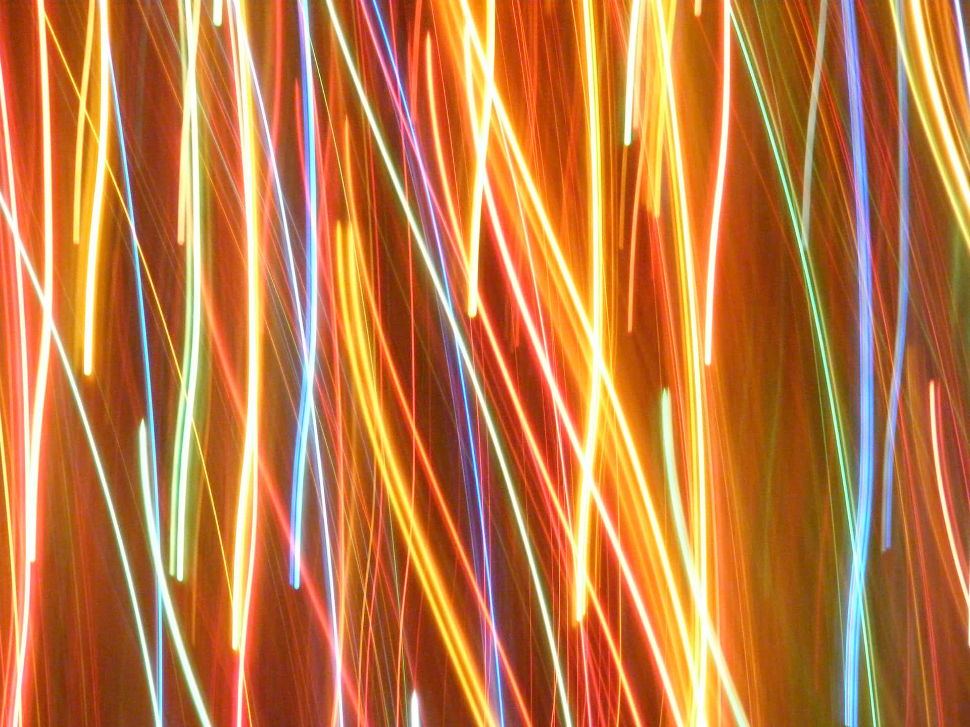 Bildmit Leuchtenden Neonlinien In Hellen Farben