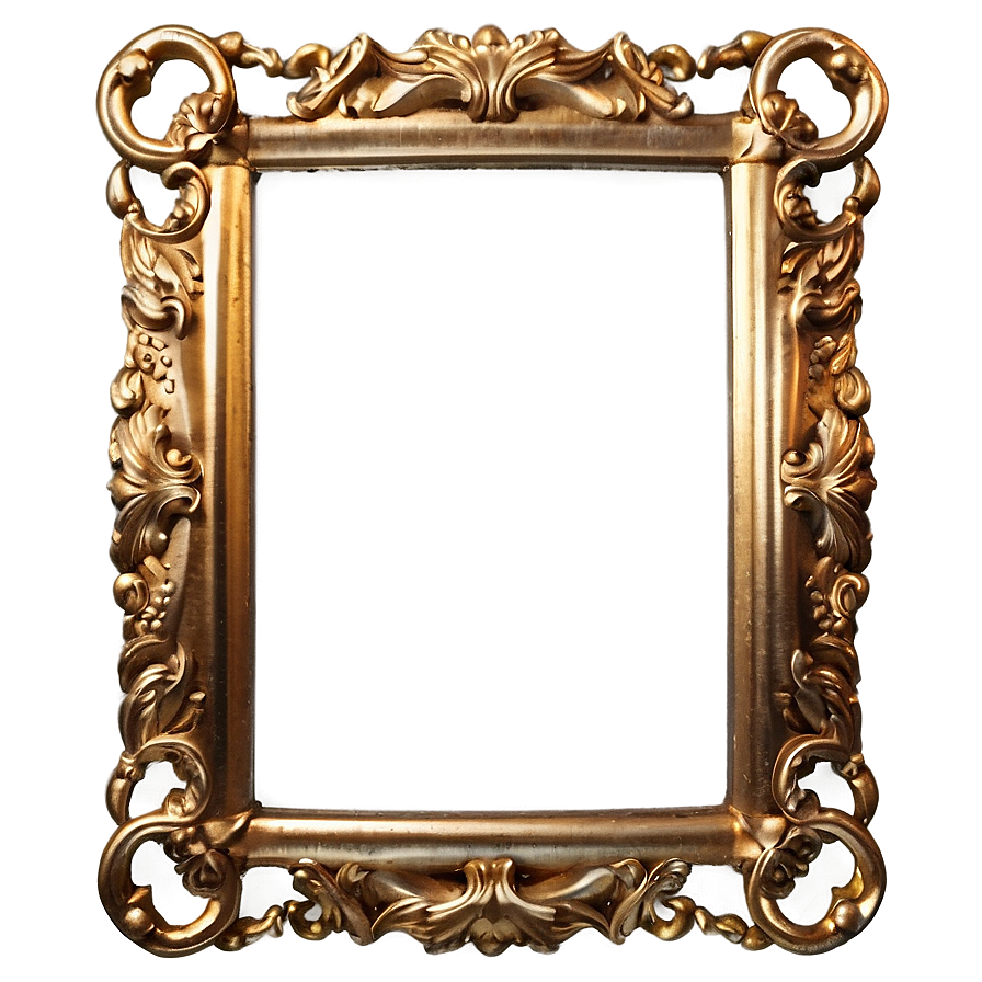 Light Gold Frame Png 52 PNG