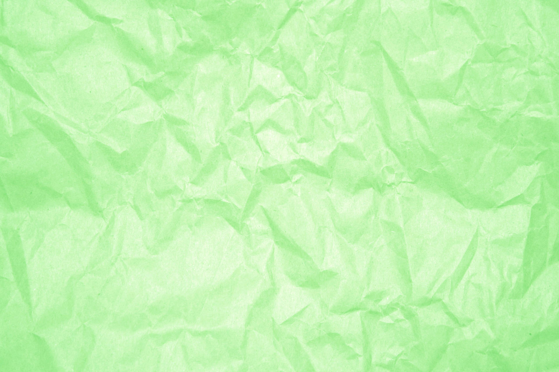 Lättgröntskrynklad Papper. Wallpaper