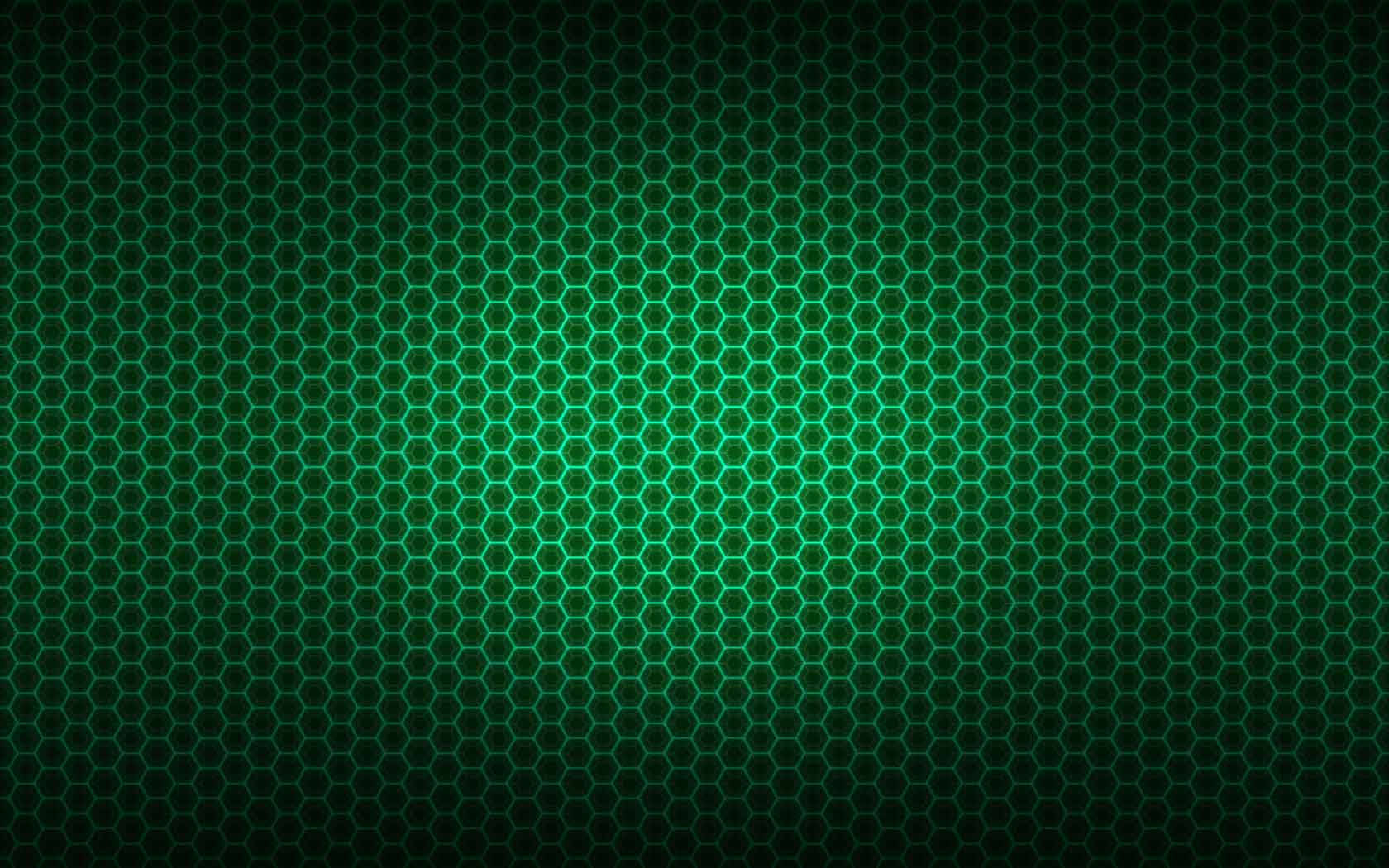 Light Green Honeycomb Wallpaper