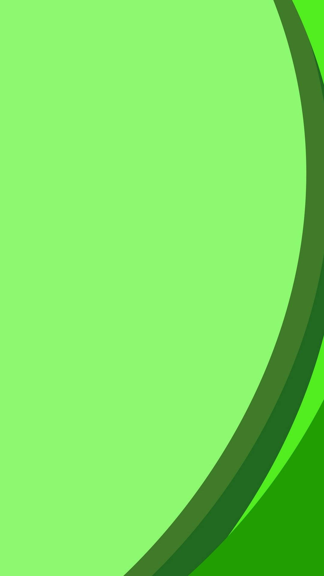 Light Green Minimal Swoop Wallpaper