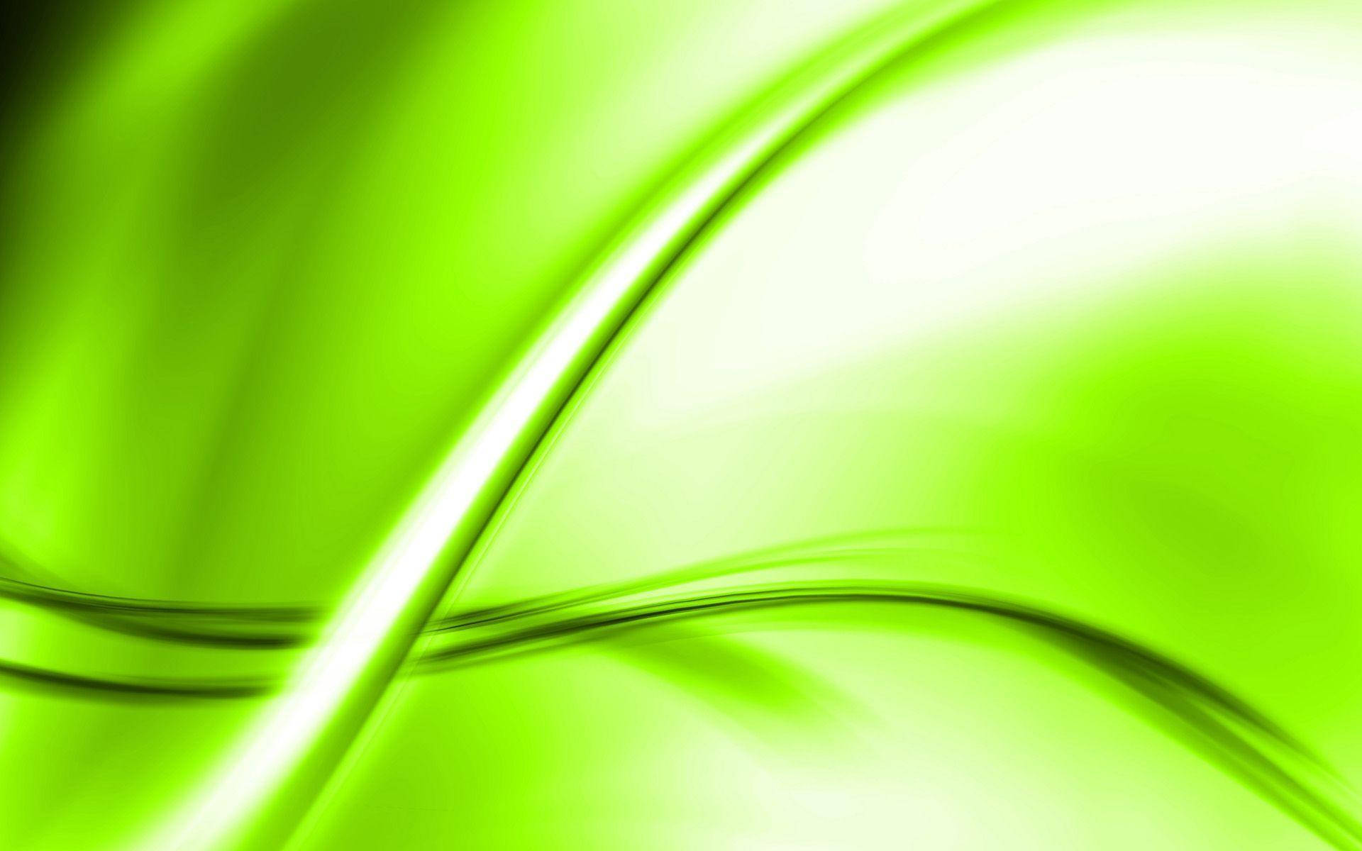 Light Green Swooping Light Wallpaper