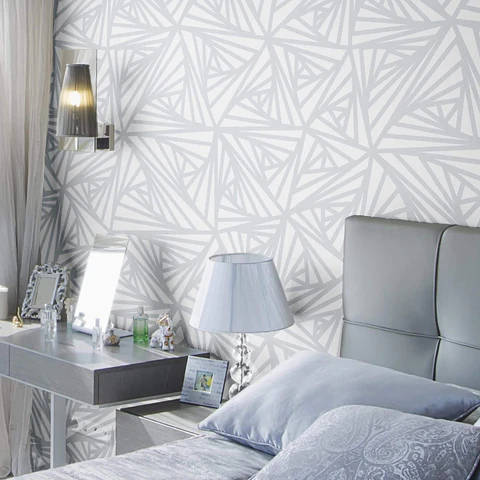 Lys grå æstetisk indretningsdesign. Wallpaper