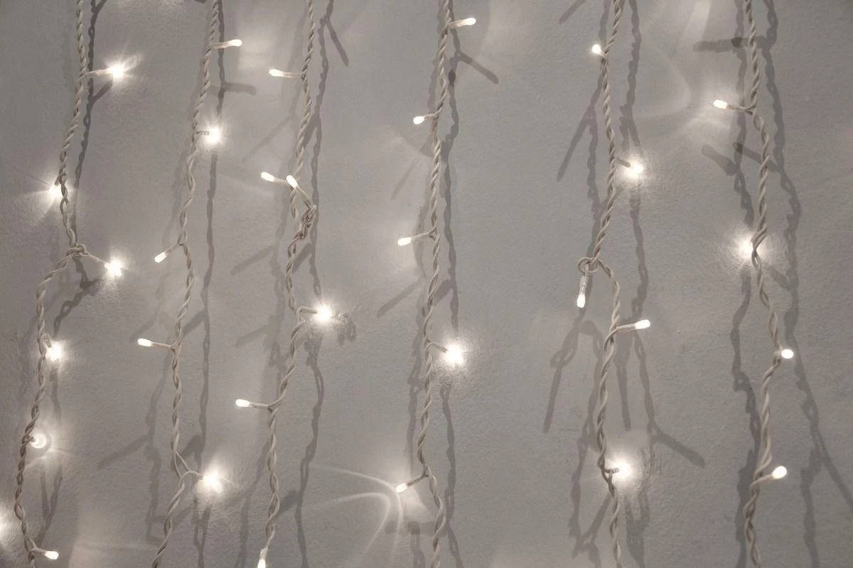 Light Grey Aesthetic Lights Wallpaper