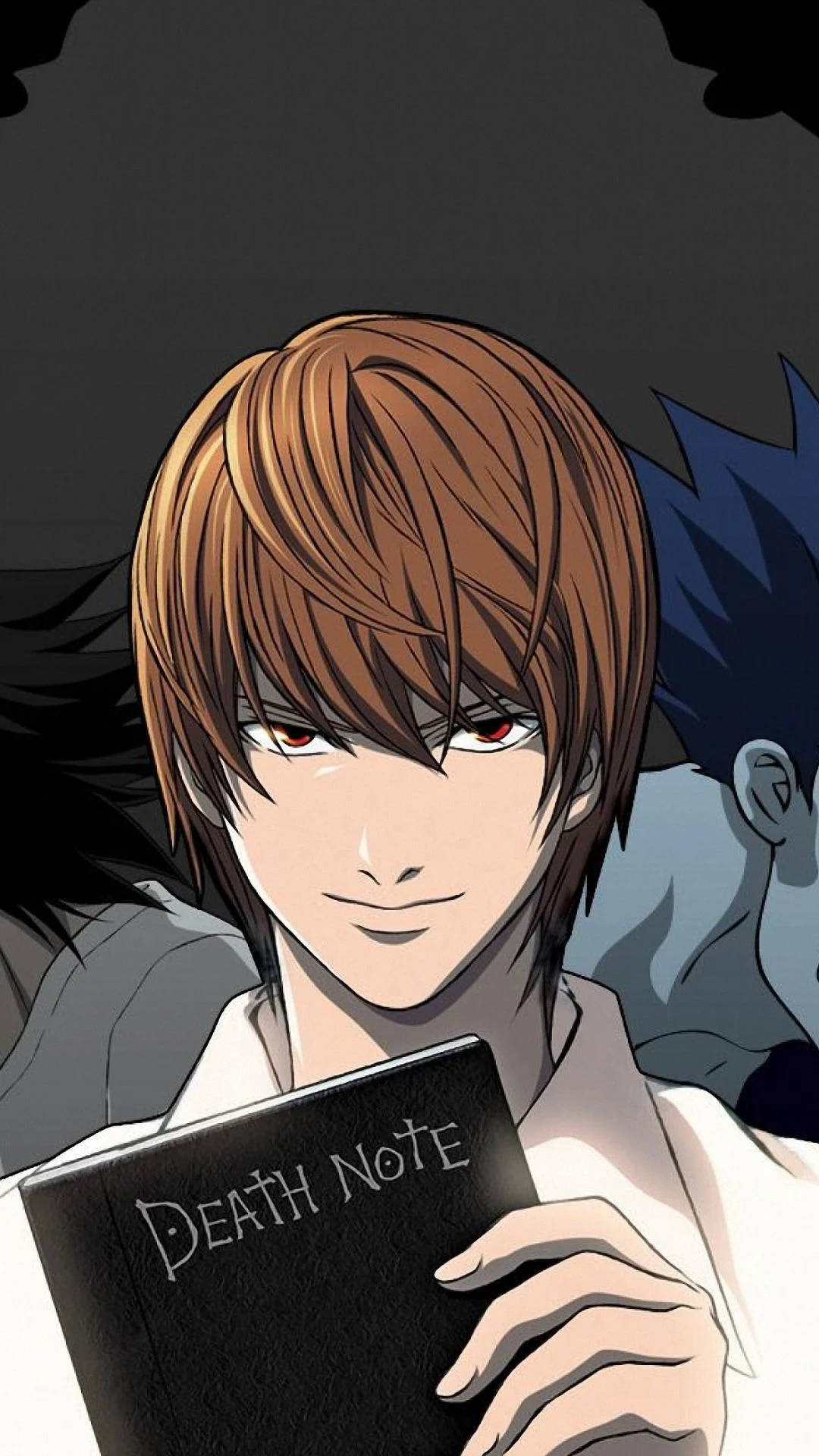 Light Holding The Iconic Death Note iPhone Wallpaper