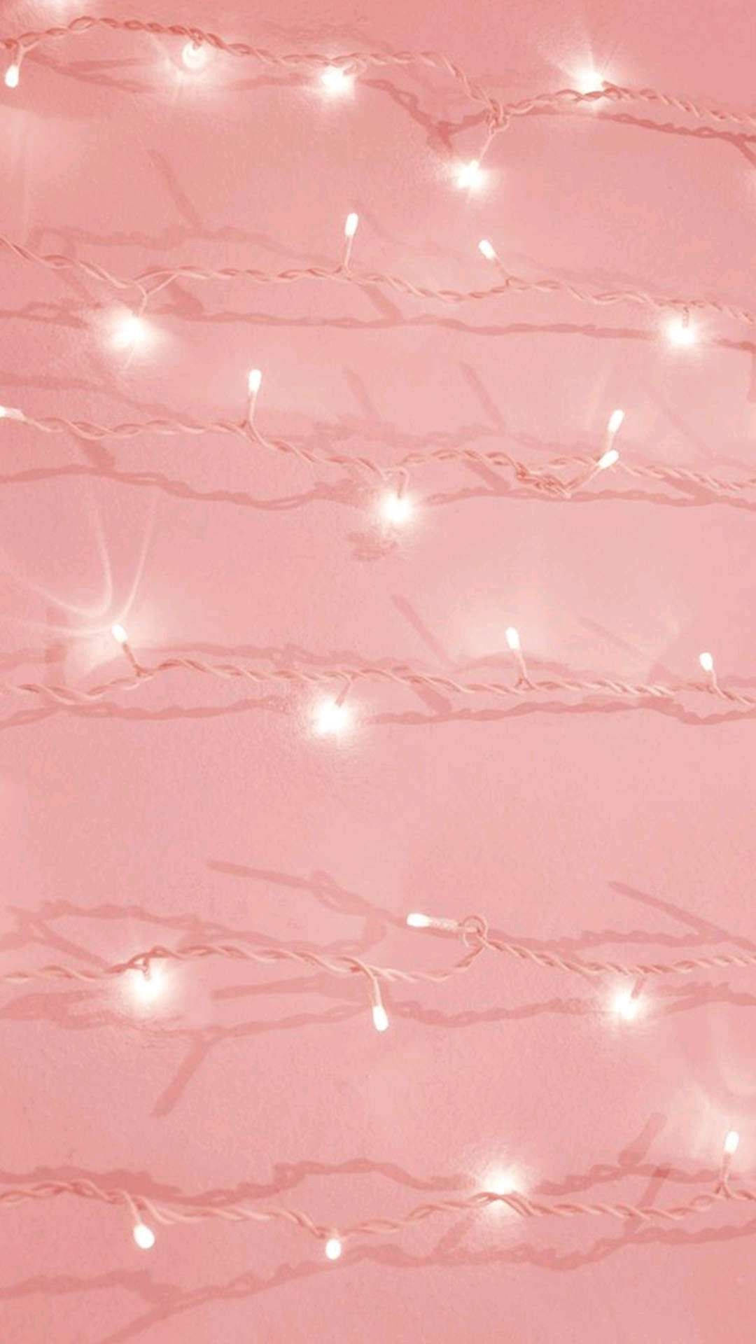 Light On Rose Gold Aesthetic Backdrop Picture