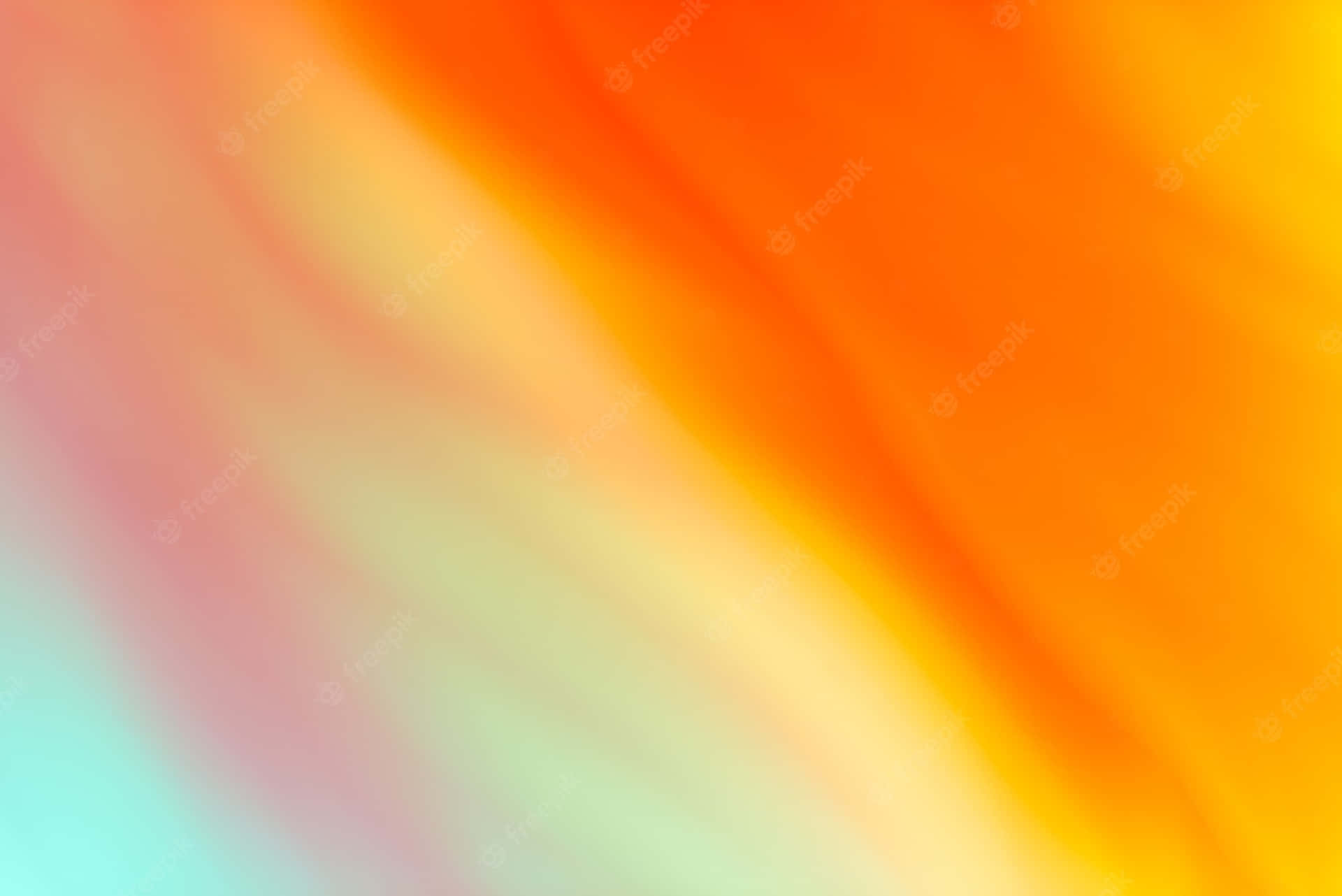 "A vibrant burst of light orange illuminates the room." Wallpaper