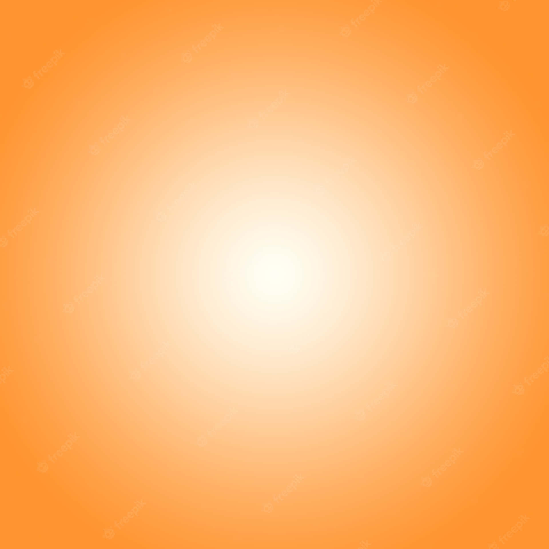 Orange Background With A Bright Sun Wallpaper
