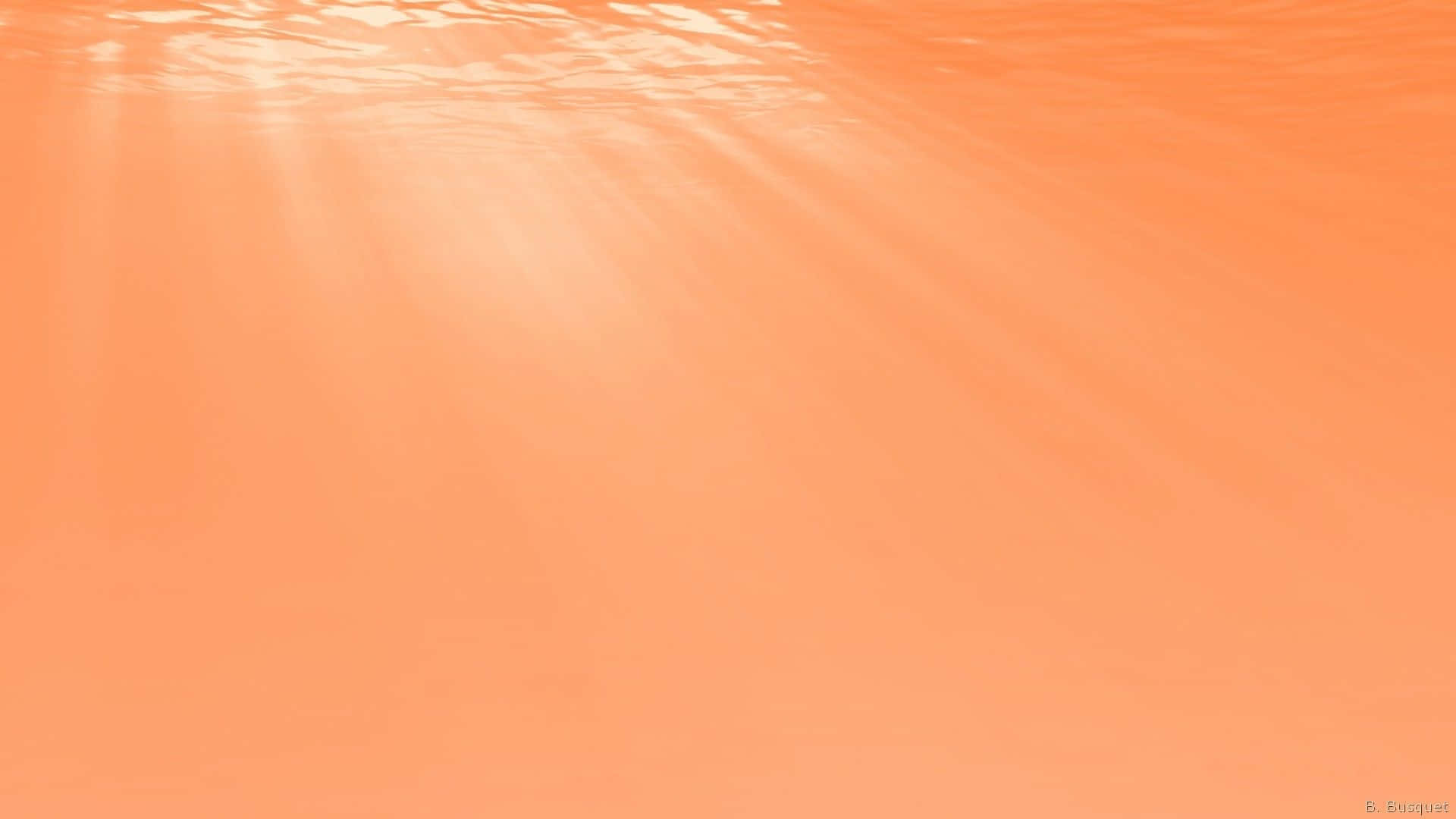 Light Orange Sunbeam Water Texture Wallpaper
