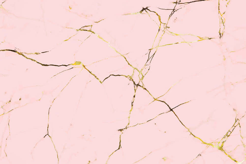 A beautiful combination of light pink and gold Wallpaper