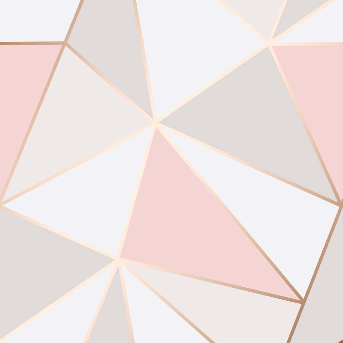 Einerosa-weiße Geometrische Tapete Wallpaper