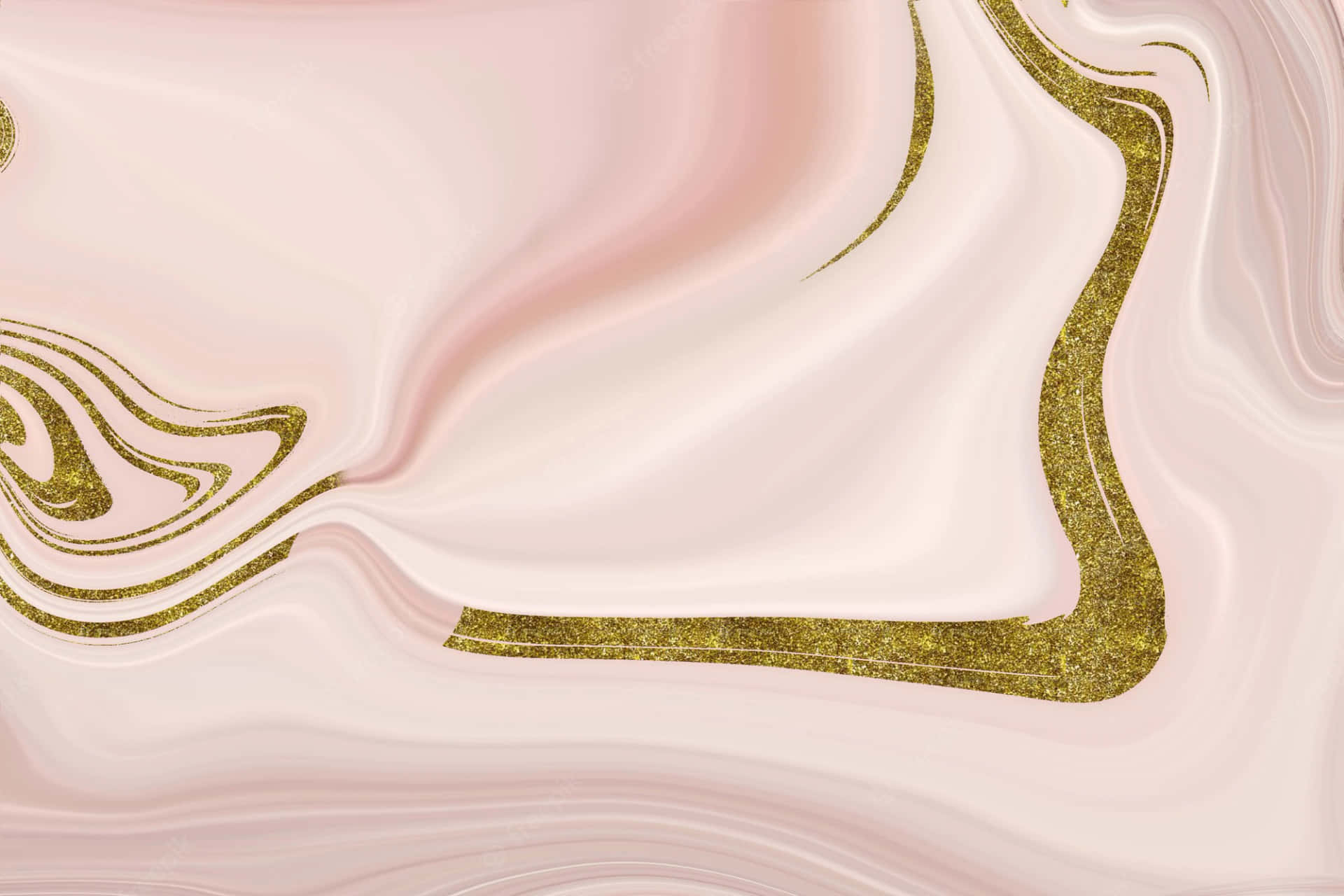 Sanftund Elegant In Hellem Pink Und Gold Wallpaper