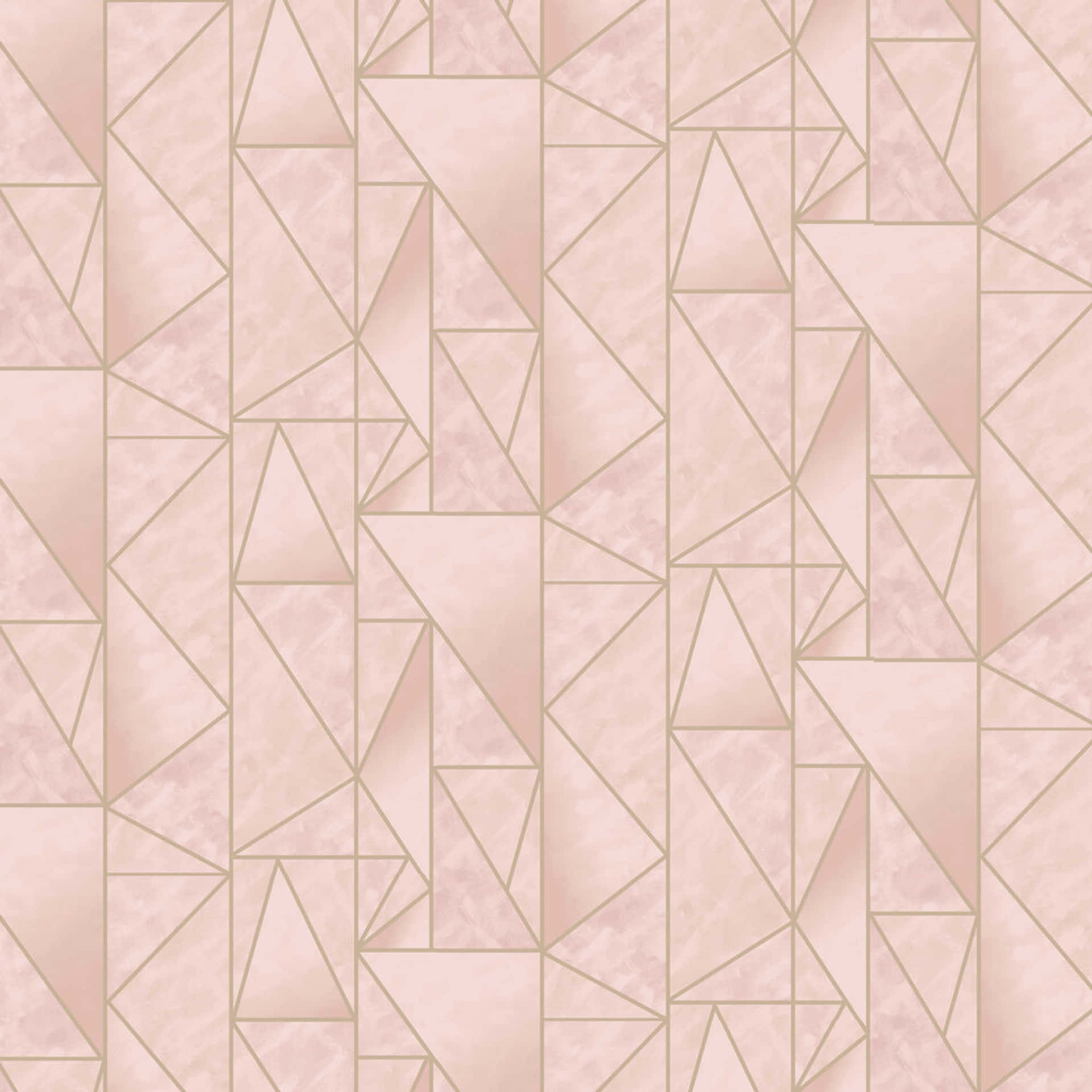Elegant Lyse Pink og Guld Design Wallpaper